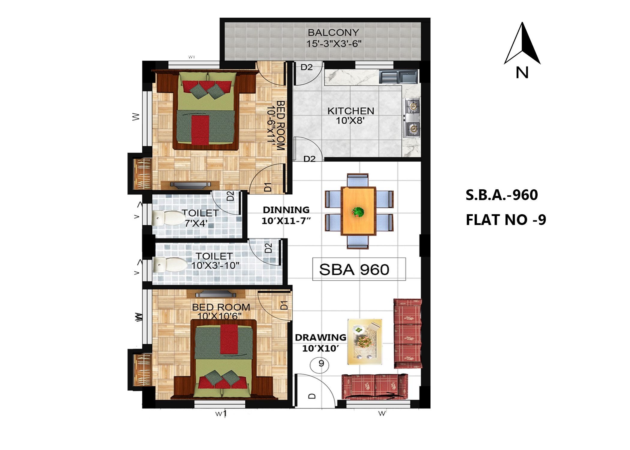 2 BHK